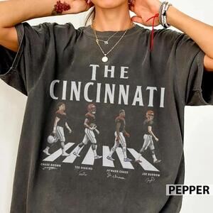 Cincinnati Walking Road Football S Shirt Joe Burrow Ja Marr Chase Funny